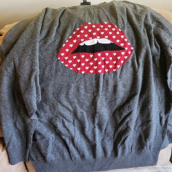 torrid Sweaters - Torrid Gray Graphic Sweatshirt